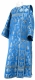 Deacon vestments - Loza rayon brocade S3 (blue-silver), Standard design