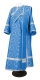 Deacon vestments - Vasiliya rayon brocade s3 (blue-silver), Economy design