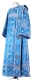 Deacon vestments - rayon brocade S3 (blue-silver)