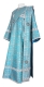 Deacon vestments - Catherine rayon brocade s3 (blue-silver), Standard design
