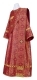 Deacon vestments - Shouya rayon brocade s3 (claret-gold), Standard design