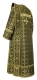 Deacon vestments - Old-Greek rayon brocade S3 (black-gold) back, Standard design