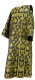 Deacon vestments - Loza rayon brocade S3 (black-gold), Standard design