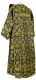 Deacon vestments - Loza rayon brocade S3 (black-gold) back, Standard design