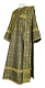 Deacon vestments - Catherine rayon brocade s3 (black-gold), Standard design