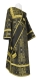 Deacon vestments - Iveron rayon brocade s3 (black-gold), Standard design