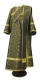 Deacon vestments - Vasilia rayon brocade S3 (black-gold), Economy design