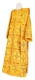 Deacon vestments - Iveron rayon brocade S3 (yellow-gold), Standard design