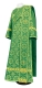 Deacon vestments - Vologda Posad rayon brocade S3 (green-gold), Standard design