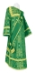 Deacon vestments - Iveron rayon brocade s3 (green-gold), Standard design