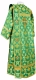 Deacon vestments - Loza rayon brocade S3 (green-gold) back, Standard design