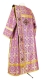 Deacon vestments - Zlatoust rayon brocade S3 (violet-gold) (back), Economy design