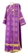 Deacon vestments - Abakan rayon brocade s3 (violet-gold), Economy design