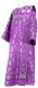 Deacon vestments - Loza rayon brocade S3 (violet-silver), Standard design