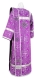 Deacon vestments - Alania rayon brocade s3 (violet-silver) back, Economy design