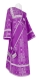 Deacon vestments - Iveron rayon brocade s3 (violet-silver), Standard design