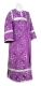 Deacon vestments - Alania rayon brocade s3 (violet-silver), Economy design