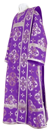 Deacon vestments - rayon brocade S3 (violet-silver)