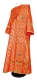 Deacon vestments - Vasiliya rayon brocade s3 (red-gold), Standard design