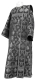 Deacon vestments - Loza rayon brocade S3 (black-silver), Standard design
