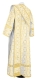 Deacon vestments - Vasiliya rayon brocade s3 (white-gold) back, Standard design