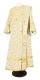 Deacon vestments - Vasiliya rayon brocade s3 (white-gold), Economy design