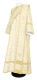 Deacon vestments - Vasiliya rayon brocade s3 (white-gold), Standard design