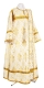 Deacon vestments - Vine Switch rayon brocade s3 (white-gold), Economy design