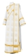 Deacon vestments - Abakan rayon brocade s3 (white-gold), Standard design