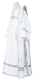 Deacon vestments - Shouya rayon brocade S3 (white-silver), Economy cross design