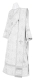 Deacon vestments - Theophaniya rayon brocade S3 (white-silver), Standard design