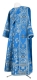 Deacon vestments - Sloutsk rayon brocade S4 (blue-silver), Standard design