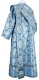 Deacon vestments - Pskov rayon brocade S4 (blue-silver) back, Standard design