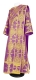 Deacon vestments - Ouglich rayon brocade S4 (violet-gold), Standard design
