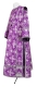 Deacon vestments - Pskov rayon brocade S4 (violet-silver), Standard design