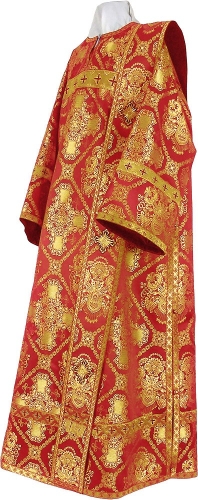 Deacon vestments - rayon brocade S4 (red-gold)