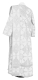 Deacon vestments - Ouglich rayon brocade S4 (white-silver) back, Standard design