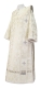 Deacon vestments - Thebroniya rayon brocade S4 (white-silver), Standard design