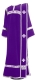 Deacon vestments - natural German velvet (violet-silver)