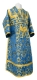 Subdeacon vestments - Thebroniya metallic brocade B (blue-gold), Standard design