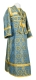 Subdeacon vestments - Vologda Posad metallic brocade B (blue-gold), Economy design