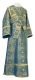 Subdeacon vestments - Shouya metallic brocade B (blue-gold), Standard design