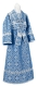 Subdeacon vestments - Dormition metallic brocade B (blue-silver), Standard design