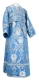 Subdeacon vestments - Rose metallic brocade B (blue-silver), Standard design