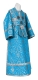 Subdeacon vestments - Prestol metallic brocade B (blue-silver), Economy design