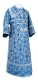 Subdeacon vestments - Altaj metallic brocade B (blue-silver), Standard design
