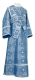 Subdeacon vestments - Shouya metallic brocade B (blue-silver), Standard design