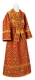 Subdeacon vestments - Dormition metallic brocade B (claret-gold), Standard design