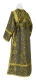 Subdeacon vestments - Prestol metallic brocade B (black-gold) back, Economy design