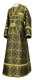 Subdeacon vestments - Zlatoust metallic brocade B (black-gold), Standard design